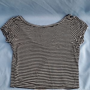 Striped crop top